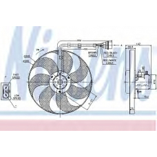85683 NISSENS Вентилятор, охлаждение двигателя