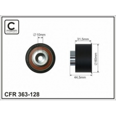 363-128 CAFFARO Паразитный / ведущий ролик, зубчатый ремень