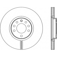 BDA2301.20 OPEN PARTS Тормозной диск