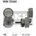 VKM 35260 SKF Натяжной ролик, поликлиновой  ремень