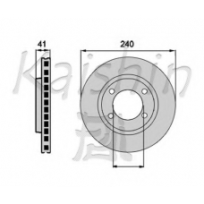 CBR056 KAISHIN Тормозной диск