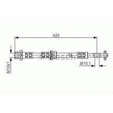 1 987 481 121 BOSCH Тормозной шланг