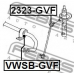 2323-GVF FEBEST Тяга / стойка, стабилизатор
