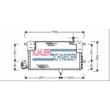 1321801 KUHLER SCHNEIDER Конденсатор, кондиционер