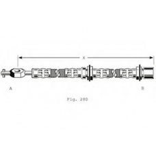 PHD184 TRW Тормозной шланг