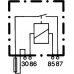 4RA 003 510-641 HELLA Реле, рабочий ток