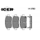 181583 ICER Комплект тормозных колодок, дисковый тормоз