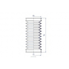 K5422 DA SILVA Пыльник, рулевое управление