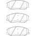 FD7319A NECTO Комплект тормозных колодок, дисковый тормоз