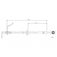 1 987 481 054 BOSCH Тормозной шланг