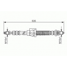 1 987 476 604 BOSCH Тормозной шланг