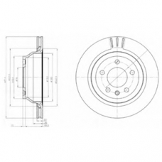 BG3894 DELPHI Тормозной диск