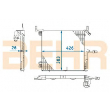 7004071 BEHR Condenser