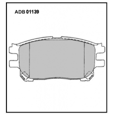 ADB01139 Allied Nippon Тормозные колодки