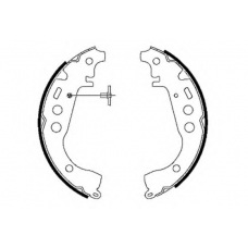 8DB 355 003-461 HELLA PAGID Комплект тормозных колодок