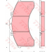 GDB5024 TRW Комплект тормозных колодок, дисковый тормоз