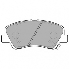 LP2497 DELPHI Комплект тормозных колодок, дисковый тормоз