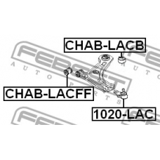 CHAB-LACB FEBEST Подвеска, рычаг независимой подвески колеса