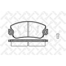 383 002-SX STELLOX Комплект тормозных колодок, дисковый тормоз
