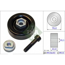 531 0864 10 INA Натяжной ролик, поликлиновой  ремень