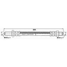 FBH6514 FIRST LINE Тормозной шланг