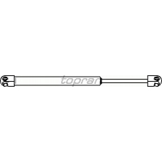 500 411 TOPRAN Газовая пружина, крышка багажник