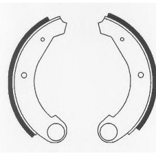 BS651 QUINTON HAZELL Комплект тормозных колодок