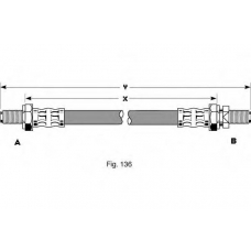 PHC247 TRW Тормозной шланг