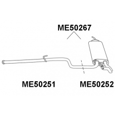 ME50252 VENEPORTE Глушитель выхлопных газов конечный