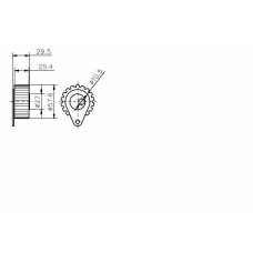 TKR 9123 TIMKEN Паразитный / ведущий ролик, зубчатый ремень