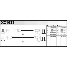 XC1033 QUINTON HAZELL Комплект проводов зажигания