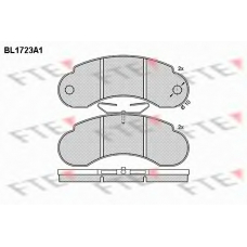 BL1723A1 FTE Комплект тормозных колодок, дисковый тормоз