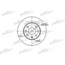 PBD1607 PATRON Тормозной диск