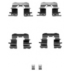 8DZ 355 203-911 HELLA PAGID Комплектующие, колодки дискового тормоза