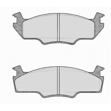 218.0 RAICAM Комплект тормозных колодок, дисковый тормоз