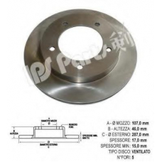 IBT-1808 IPS Parts Тормозной диск