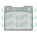 05P113 LPR Комплект тормозных колодок, дисковый тормоз