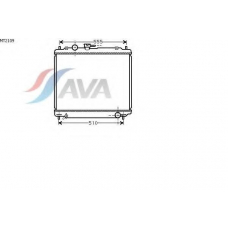 MT2109 AVA Радиатор, охлаждение двигателя