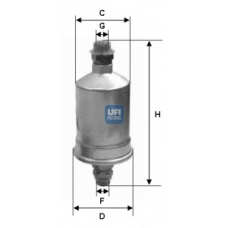 31.574.00 UFI Топливный фильтр