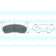 KBP-6594 KAVO PARTS Комплект тормозных колодок, дисковый тормоз