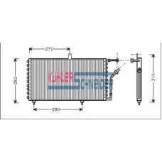 0720701 KUHLER SCHNEIDER Конденсатор, кондиционер