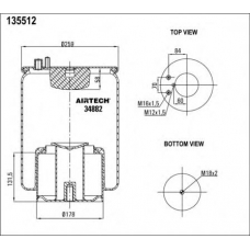 34882 K Airtech Кожух пневматической рессоры