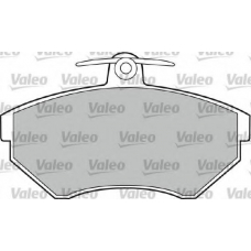 540972 VALEO Комплект тормозных колодок, дисковый тормоз