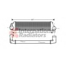 06004207 VAN WEZEL Интеркулер