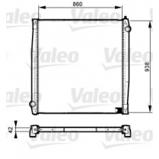 733527 VALEO Радиатор, охлаждение двигателя
