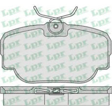 05P739 LPR Комплект тормозных колодок, дисковый тормоз