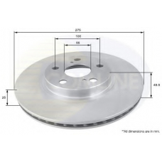 ADC01113V COMLINE Тормозной диск