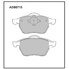 ADB0715 Allied Nippon Тормозные колодки