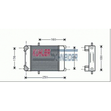 5061401 KUHLER SCHNEIDER Масляный радиатор, двигательное масло