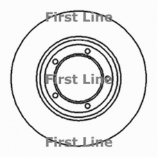 FBD045 FIRST LINE Тормозной диск